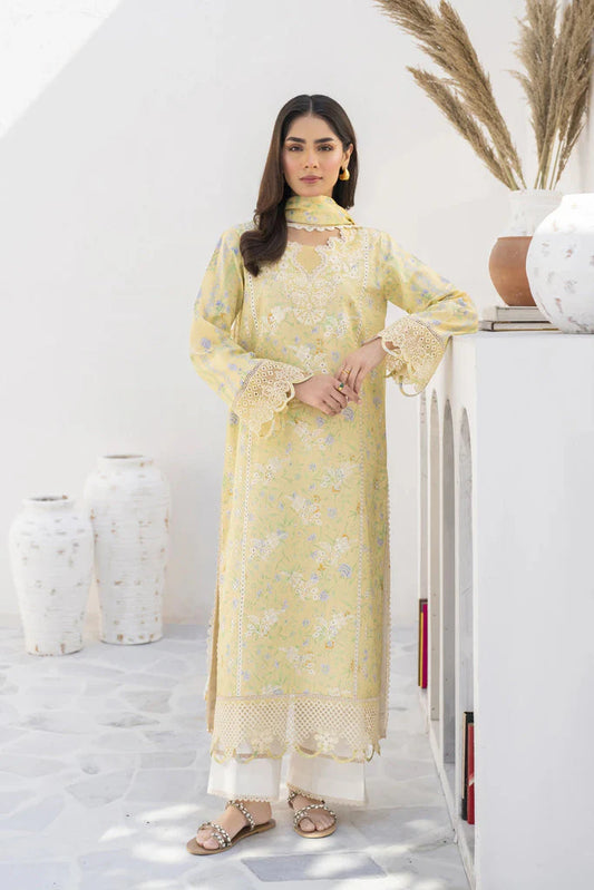 Shezlin By Aabyaan Unstitched 3 Piece Chikankari Eid Collection