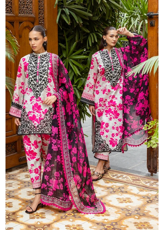 Zainab Chottani Tahra Embroidered Lawn Dress