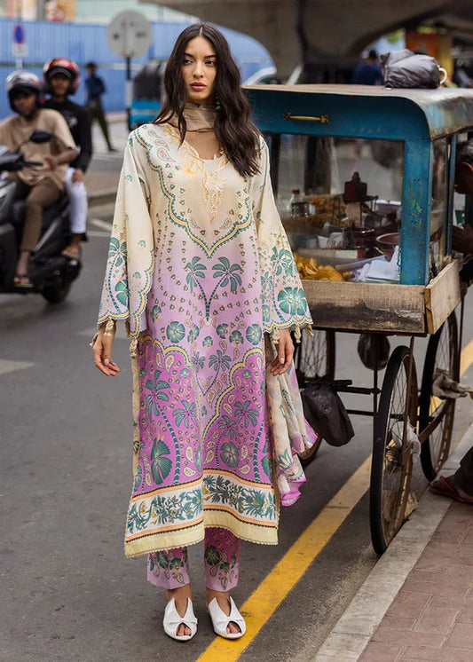 Hemline By Mushq Embroidered Lawn - Valeria Summer Collection