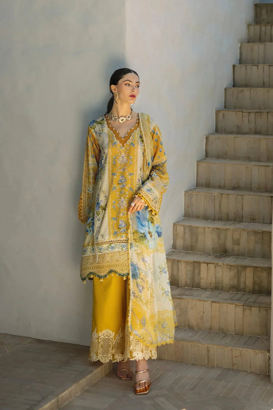 Elaf Embroidered 3Pc Lawn Dress