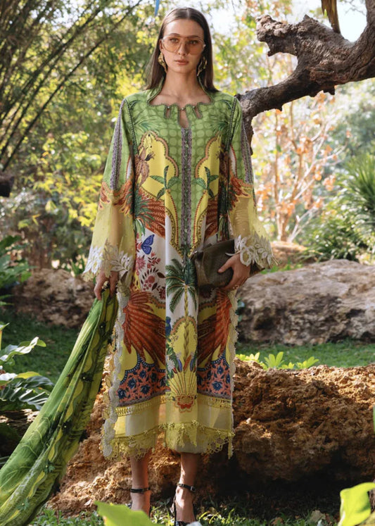 Maria B MPrint Embroidered Lawn Dress D5B26