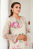 Baroque 3Pc Embroidered Lawn Dress with Organza Dupatta
