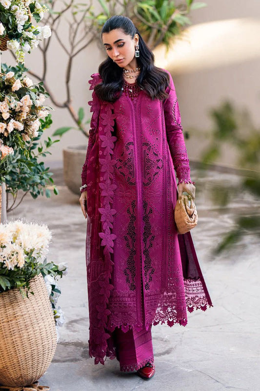 Qalamkar 3Pcs Chickenkari Lawn Dress