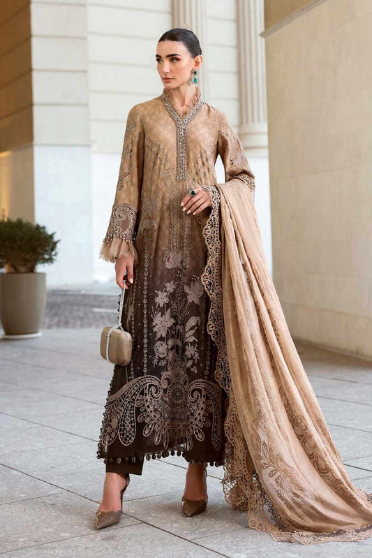 Maria B Luxury Lawn Unstitched Embroidered 3Pc Suit D-2601-A