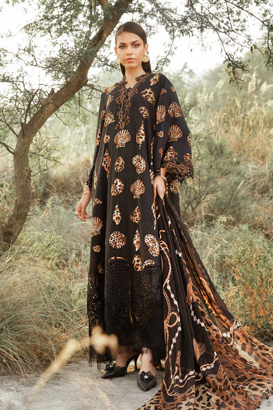 Maria B. MPrint Embroidered Lawn Dress