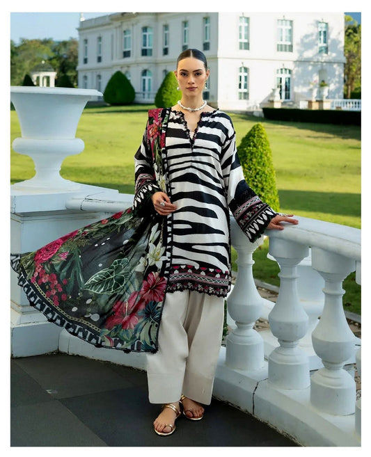 Elaf 3Pcs Embroidered Lawn Suit