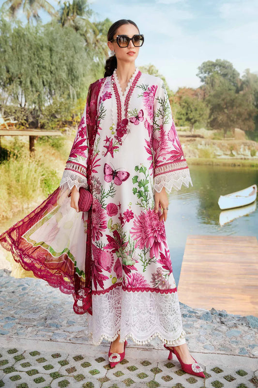 M.Prints By Maria B Unstitched 3 Piece Spring Summer Collection'2025-10-A
