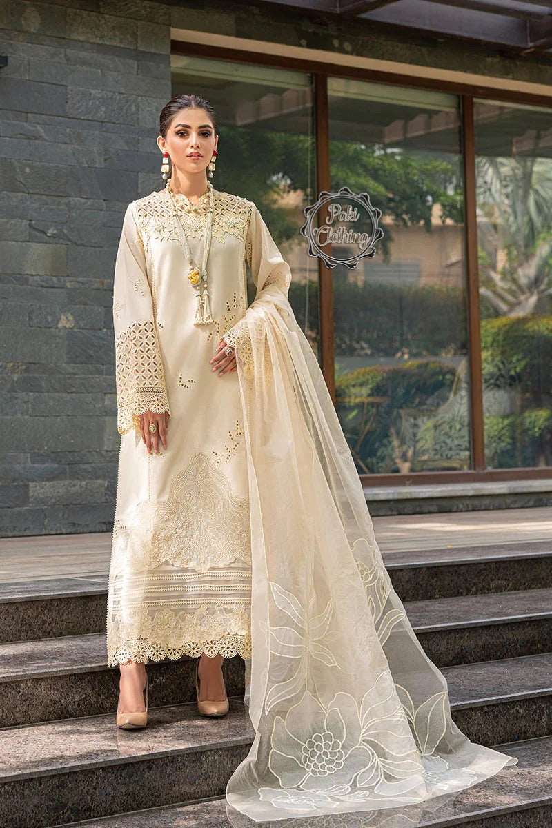 chicken kari lawn dress design BLOSSOM