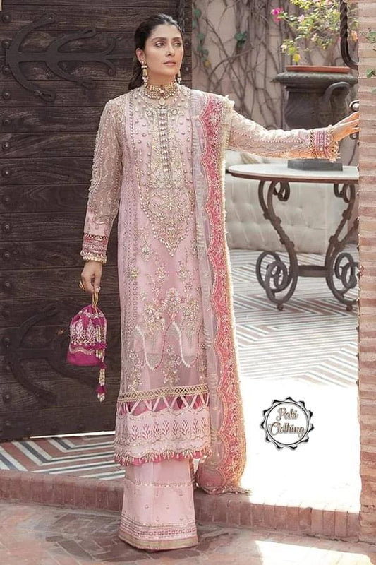 Afrozeh 3Pcs Embroidered Organza Dress