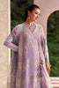 Side view showcasing printed dupatta drape and sleeve borders of Maria B M Prints 3009-B by pkclothing.pk⁠