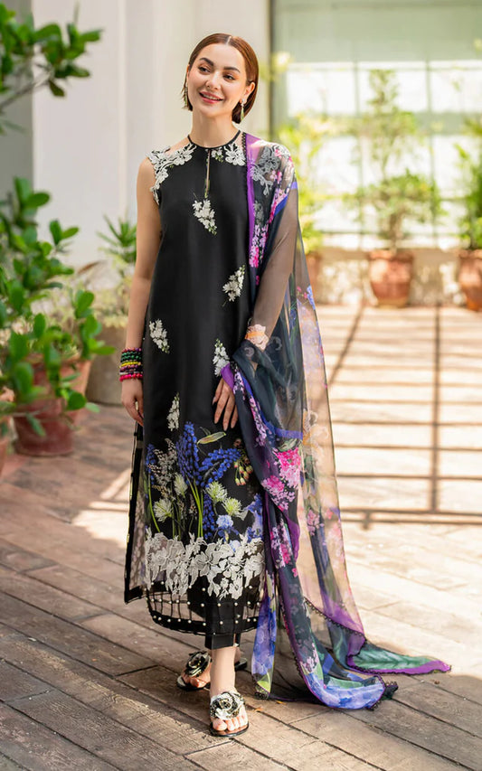 Asifa Nabeel 3Pcs Embroidered Lawn Dress