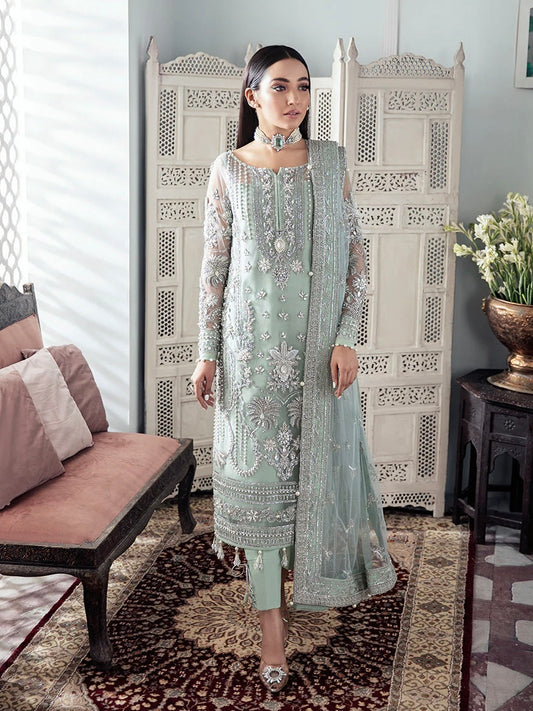 Gulaal 3Pcs Hand Embellished Net Dress