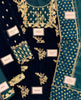 Afrozeh Embroidered Hand Embellished Velvet Dress