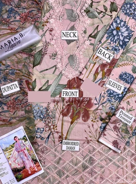 Maria B. MPrint Lawn Dress | Unstitched