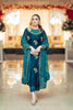 Afrozeh Embroidered Hand Embellished Velvet Dress