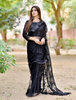 Maria B Embroidered Net Saree