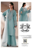 Ajr Couture Luxury Sheesha Silk Embroidered Dress - Mint