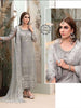 Tawakkal Grey Organza Dress