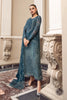 Maria B 3Pcs Blue Chiffon Tie & Die Chiffon Dress