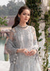 Meeral 3Pcs Embroidered Grey Net Dress