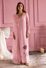 Nureh Luxury Pink Chiffon Sequence Embroidered Dress