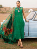 Bin Ilyas Green Lawn Chickenkari Dress | Mayo