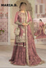 Maria B Pink Hand Embellishment Net Gharara | Unstitched