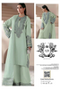 Ajr Couture Luxury Sheesha Silk Embroidered Dress - Green