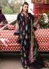 Side angle pose showing sleeve detail and drape of Maria B Mprints lawn dress by pkclothing.pk⁠