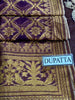 Anaya Purple Organza Jaquard Dupatta Dress