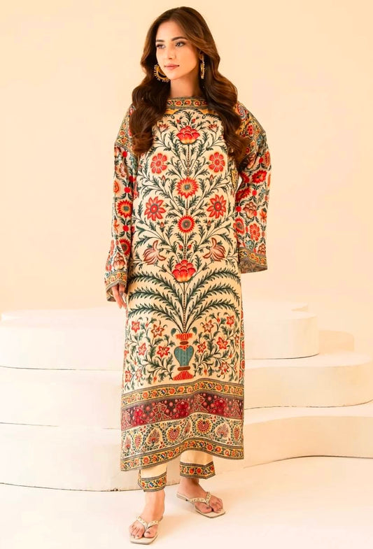 Sana Safinaz 3Pcs Digital Silk Collection