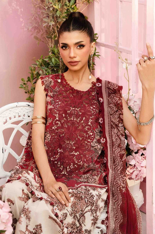 Maria B MPrints Embroidered Lawn Dress