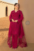 RangRasiya Red Chickenkari Lawn Dress