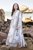 Qalamkar White Chickenkari Lawn Dress