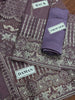 Laam Lavish Mauve Embroidered Chiffon Dress