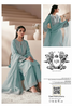 Ajr Couture Luxury Sheesha Silk Embroidered Dress - Mint