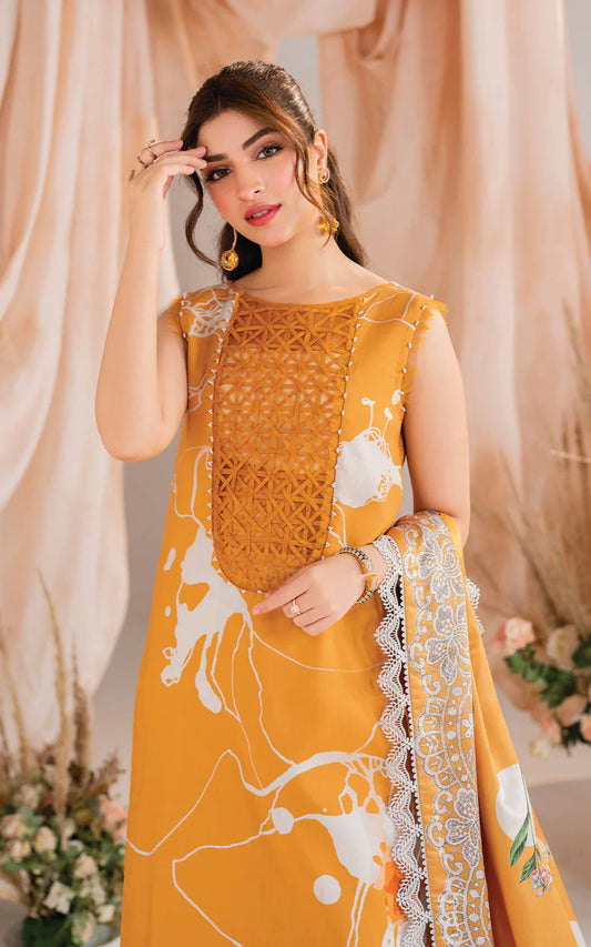 Asifa & Nabeel Embroidered Lawn Dress | Unstitched