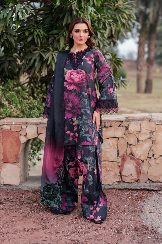Iznik 3Pcs Embroidered with Emb. Dupatta Dress