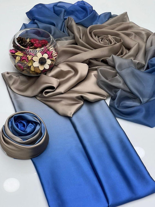 Lulusar 3Pc Digital Shamooz Silk Dress