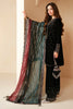 Jazmine Heavy Embroidered Black Velvet Dress