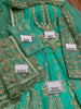 Afrozeh Green Net Frock