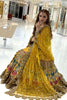 Kashee Luxury Mirror & Handwork Heavy Embroidered Net Mehndi Bridal Lehenga Dress