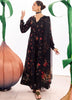 Iznik Black Chickenkari Embroidered Lawn Dress