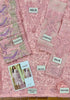 Zarif Baby Pink 3Pc Net Embroidered Collection
