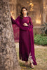 Azure Embroidered 3Pc Chiffon Dress
