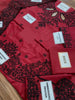 Laam Red Embroidered Lawn Dress