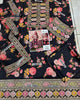 Aneelas Silk Embroidered Unstitched 3 Pc Dress