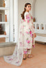 Baroque 3Pc Embroidered Lawn Dress with Organza Dupatta