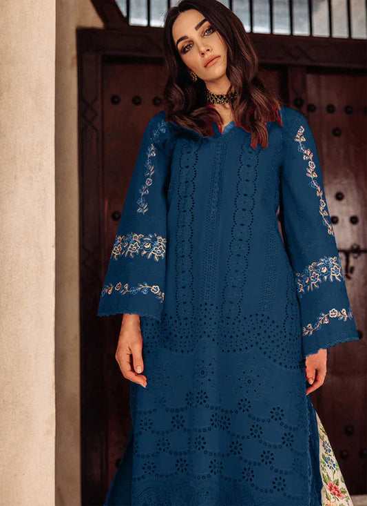 Saira Rizwan 3Pcs Cotton Chickenkari Dress (Unstitched)