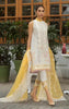 Asifa & Nabeel White Chickenkari Lawn Dress